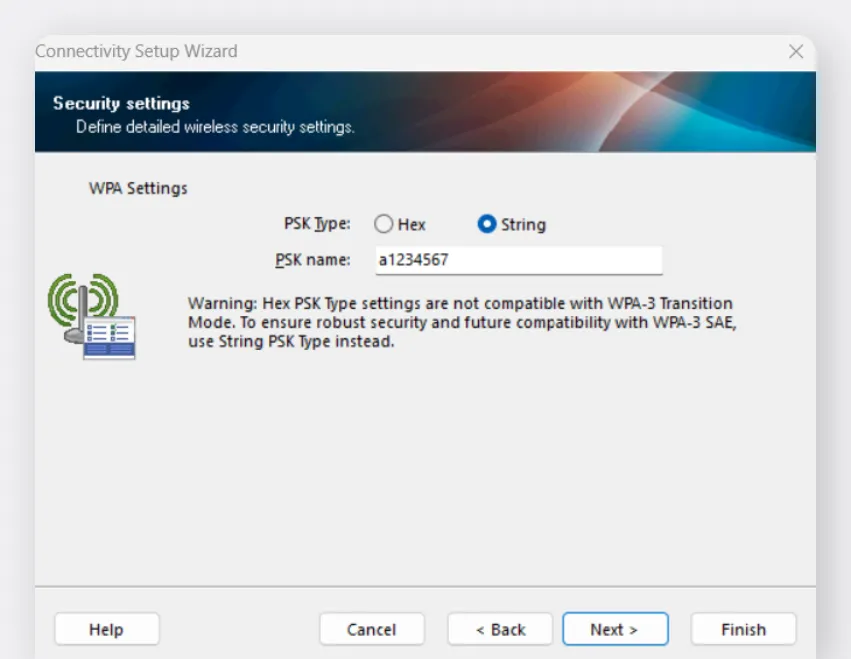 와이파이 비밀번호 입력 화면